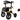 VOCIC Z52 Zubehör für faltbaren Rollator mit Tasche, Reflektoren und einfachem Montagezubehör, ideal für Senioren.